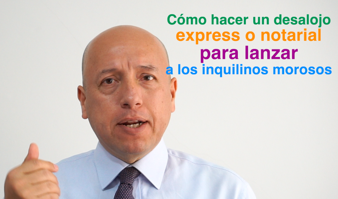 El desalojo express o notarial, como hacer el contrato - Villanueva
